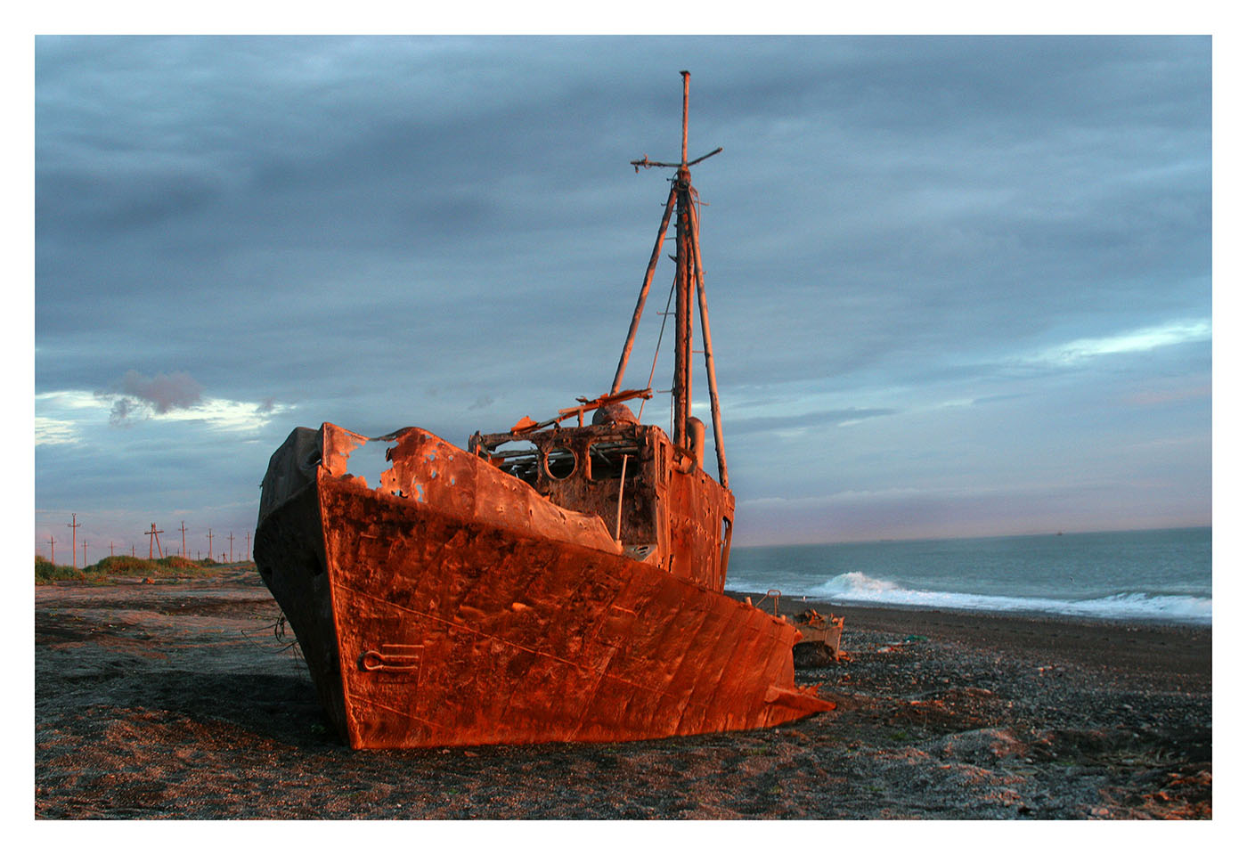 Fishing red ship. Kamchatka, Russia, the North Pacific, 2007. Limited edition (1/1), London printing, 2021. Photo by Oleg Klimov | Liberty.SU